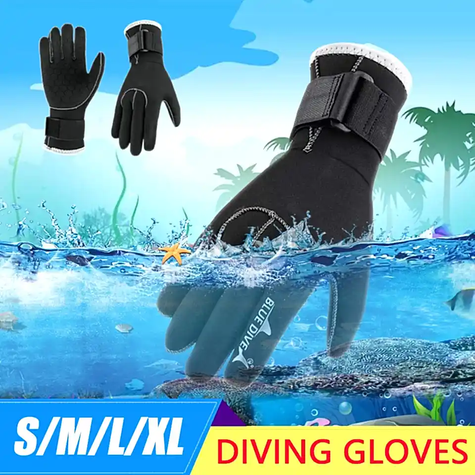 3 -миллиметровые неопреновые перчатки против царапин -дайвинга