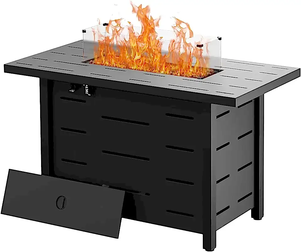 43 -дюймовый открытый пропановый пожарный яма 50 000 БТУ.