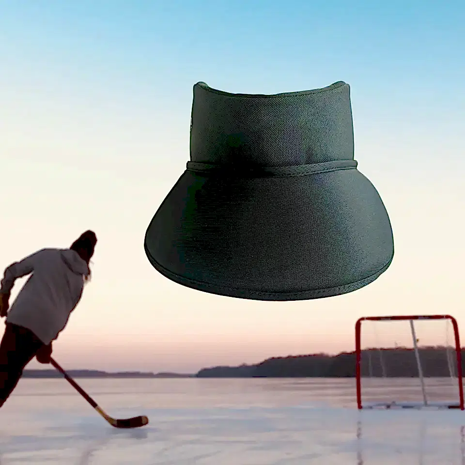 Hockey Neck Guard Skateboarding, катание на катаниях, регулируемое оборудование спорт