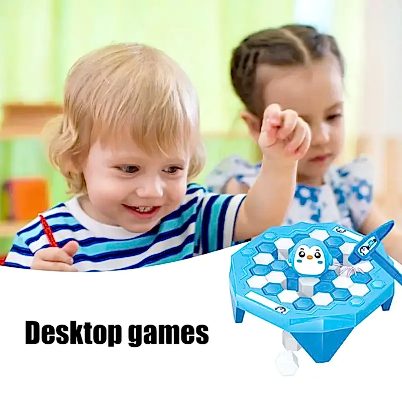 Penguin Break Ice Board Game Buzzer Игрубавка на игру игрушки Save Penguin Break Ice Board Game Family Togy Toy для детей