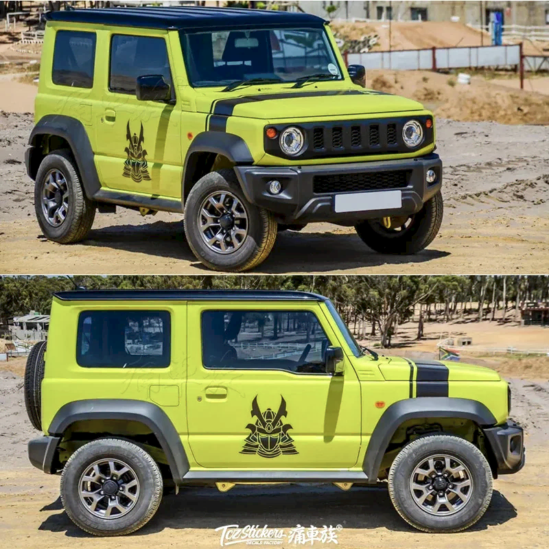 Автомобильная наклейка для Suzuki Jimny Pull Цветочный украшение модифицированной рисовать пленка спорт наклейка
