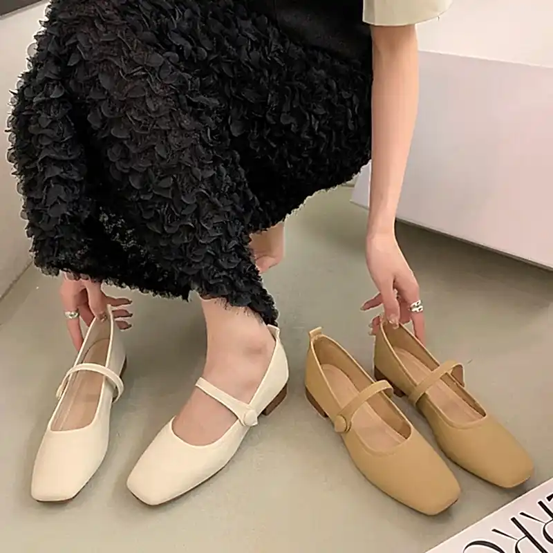 Женские дерби обувь осенние квадратные ноги модис элегантные повседневные женские кроссовки квартиры с низким каблуком кожа Новое осень ретро удобно 202